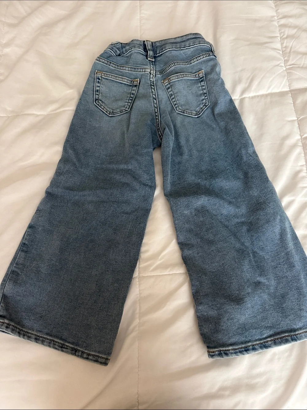 GAP Girl’s Wide-Leg Light Blue Denim Jeans